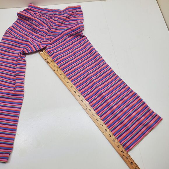 Hanna Andersson Sz 140 US 10 Kids Pajama Pants Bottoms Purple Striped - Picture 6 of 12